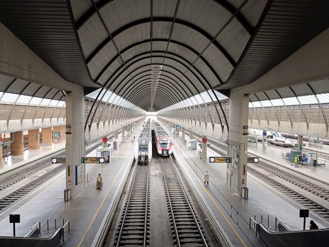Imagen de la estación de trenes de Madrid