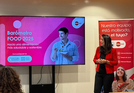 Presentación del Barómetro FOOD 2025 de Edenred sobre alimentación saludable